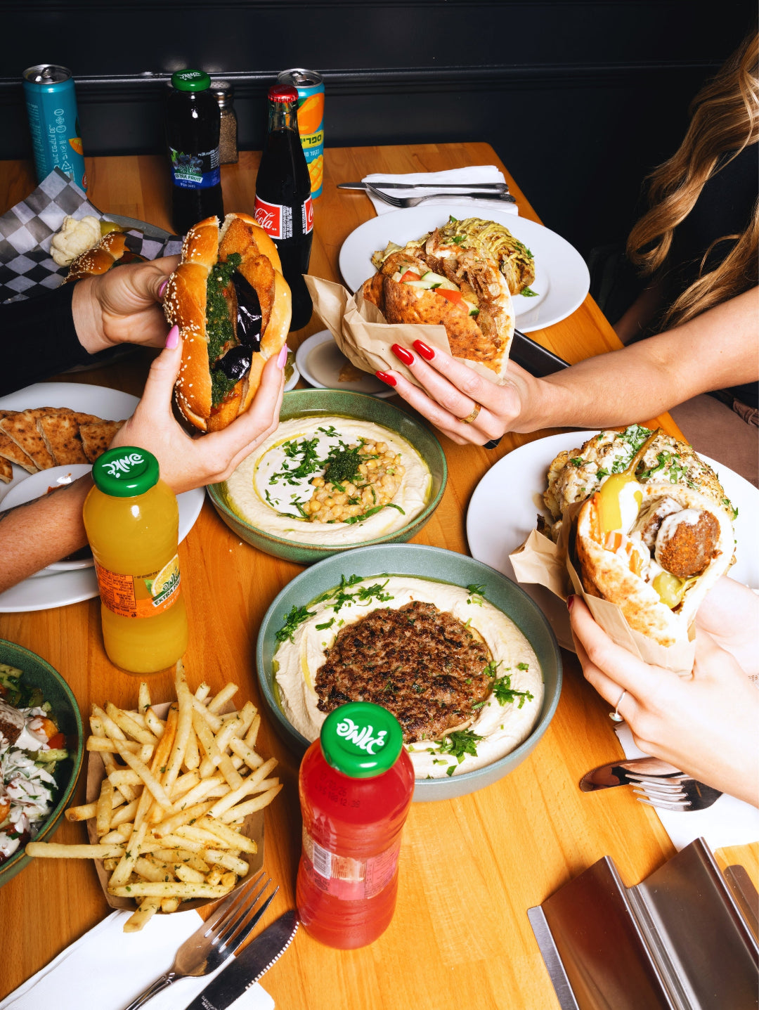 Best Mediterranean food where locals eat — group dining at Mazal Mediterranean Street Food, Charleston SC